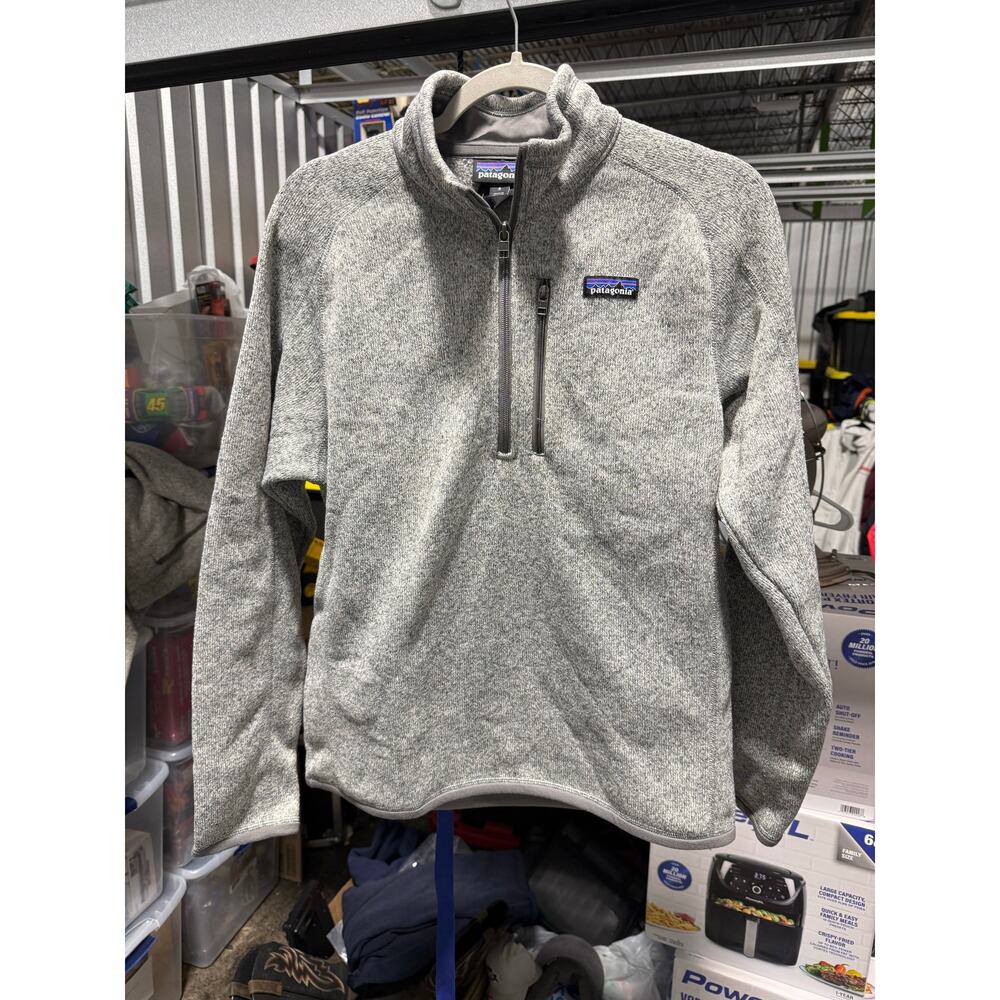 Patagonia Better Sweater 1/4 Zip Men’s S Fleece Jacket Heather Gray